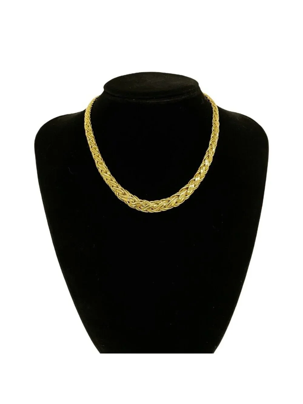 Tiffany & Co Vintage Byzantine Braid Necklace Gold Accessory